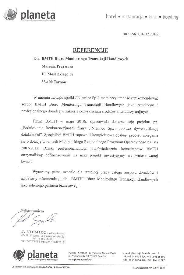 Referencje-PLANETA-dla-BMTH